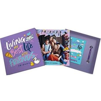 Official Friends 2022 Collectors Gift Box Set - Including Large Square Calendar, A5 Size Diary and Pen