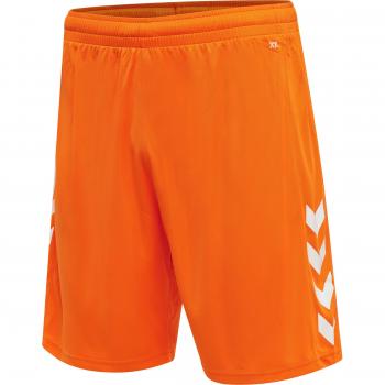 Pantalones Cortos de Poliéster Hummel Core XK para Hombre, Color Naranja Tigre, Talla XXX-Large