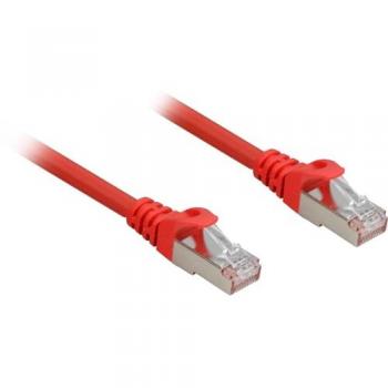 Cable de red Sharkoon Cat.6a S/FTP Rojo 3 m