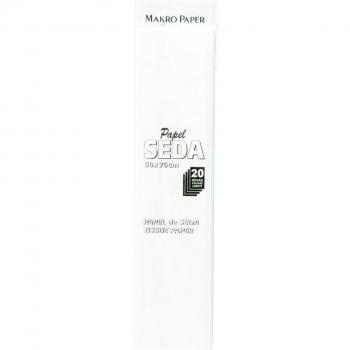 Makro Paper WT500 - Papel seda, 500 unidades divididas en 20 paquetes., 50 x 76 cm, blanco