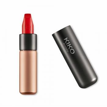 KIKO Milano Velvet Passion Matte Lipstick 311 Poppy Red - Barra De Labios De Color Mate 3.5g