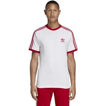 Adidas 3-Stripes tee T-Shirt, Hombre, White/Power Red, M