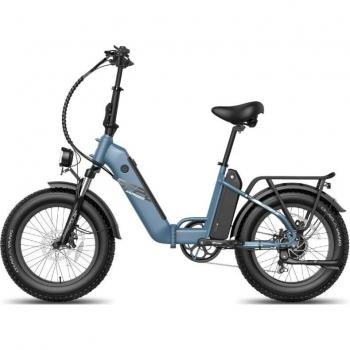Bicicleta Eléctrica Fafrees FF20 Polar 500W con Autonomía de 110km y Frenos de Disco - Azul