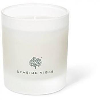 Crabtree evelyn seaside vibes fragranced vela 200g vidrio blanco 9x 9x 12cm