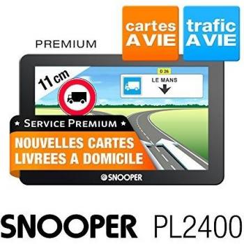Snooper PL2400 Fijo 4.3 Pantalla táctil 135g Negro navegador - Navegador GPS