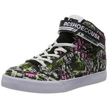 DC Shoes Pure High-Top TX Se Ev, Zapatillas de Skateboard para Niños, Gris