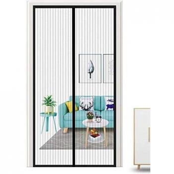 Oladwolf Mosquitera Magnética para Puerta Protección Contra Insectos Magnético Corredera Cortina Mosquitera Magnética para Puertas Cortina de Sala de Estar la Puerta