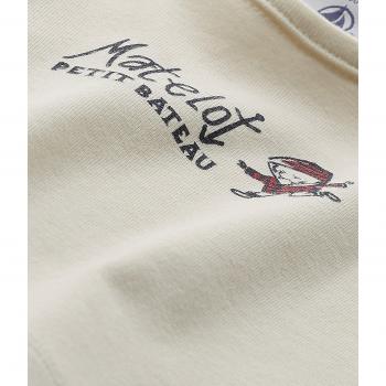 Petit Bateau Lavilla, Camiseta de Manga Larga para Bebés, Beige