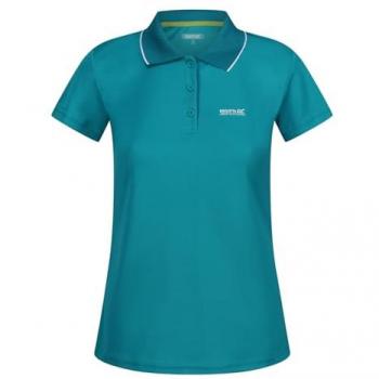 Regatta Women's Quick-Drying Maverick V Active Polo Shirt - Tahoe Blue, Size 8