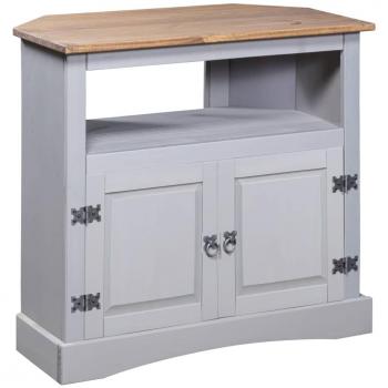 Consola de mesa Corona de pino mexicano gris 80x43x78 cm