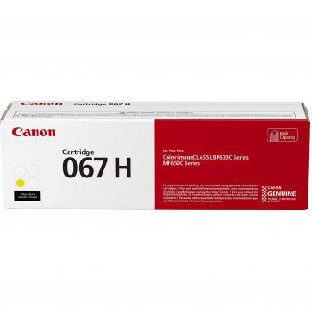 Canon 067 High Capacity Yellow Toner Cartridge for imageCLASS LBP630C & MF650C Series