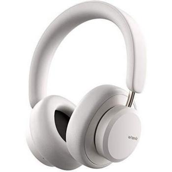 Urbanista Miami Wireless Auriculares Bluetooth, 50 hrs Reproducción, Auriculares Inalámbricos con Cancelación de Ruido Activa, Detección en el Oído, con Estuche de Transporte, Perla Blanca