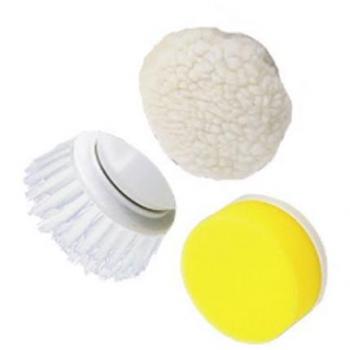 Set de Accesorios para Gyroscrub - Cepillo, Esponja y Abrillantador