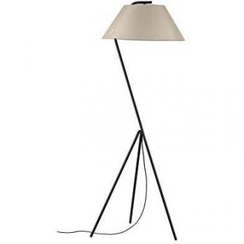 Lámpara de pie Paulmann Narve | Tripode moderno | Dimmer | Beige/Negro