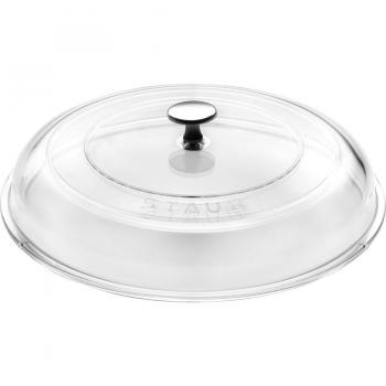 Staub - Tapa de Cristal Iglú para Sartenes y Rustideras, Apta de 20 a 30 cm, Protege de Salpicaduras y Reduce Olores