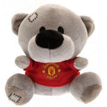 Osito de peluche Timmy del Manchester United FC, color gris/rojo, talla única