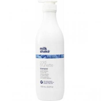 Milk Shake Cold Brunette Brassy Tones Neutralizing Shampoo for Brown Hair Shades 1000 ml