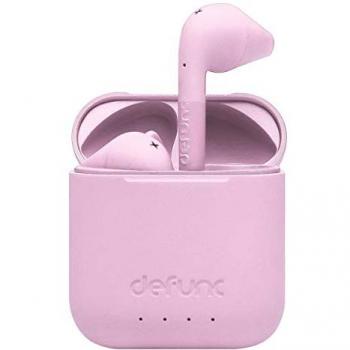 Auriculares In-Ear Bluetooth True Wireless Defunc True Go Slim Rosa con micrófono integrado y autonomía de 5 horas