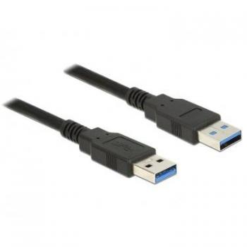 Cable USB 3.0 Tipo A Macho a Tipo A Macho 0,5 m Negro