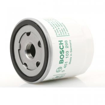 Filtro de aceite BOSCH 0 451 103 298 - Filtro de aceite de alta calidad, diseñado para proporcionar una filtración eficiente y duradera, compatible con múltiples modelos de vehículos, fabricado por la reconocida marca Bosch