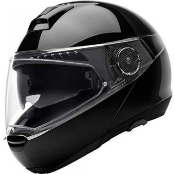 SCHUBERTH C4 Pro Negro Brillante Modulares Casco De Motocicleta Tamano S