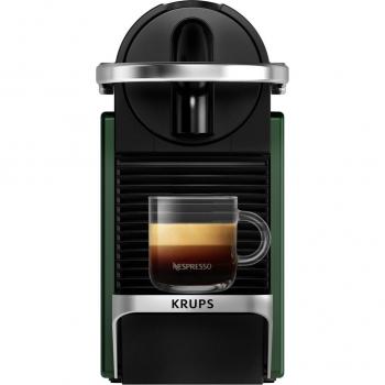 Cafetera de cápsulas automática Krups Pixie Redesign XN3063 Nespresso, 1260 W, 19 Bar, 0.7 L, 2 Opciones de café, Apagado automático, Roja
