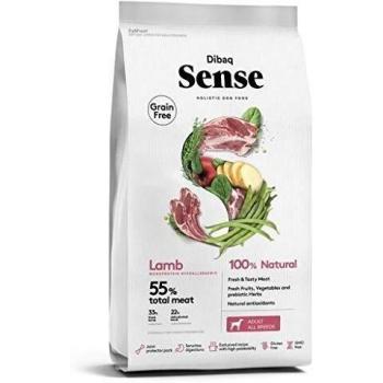 Dibaq Sense Grain Free Adulto Cordero, 2 kg. Alimento 100% Natural monoproteico para perros adultos.