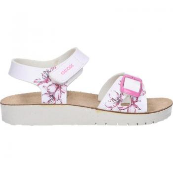 Sandalias de Niña y Mujer GEOX J15EAB 000QD J SANDAL COSTAREI C0563 WHITE-FUCHSIA