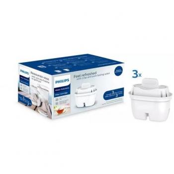 Philips Water Solutions Pack 3 filtros Micro X Clean - Filtro para Jarra Filtrante Philips AWP211/24