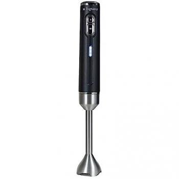 Batidora de Inmersión Sin Cable 200W Recargable Plástico-Acero Inoxidable Negra
