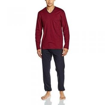 HUBER Hr. Pyjama lg, Pijama para Hombre, Mehrfarbig