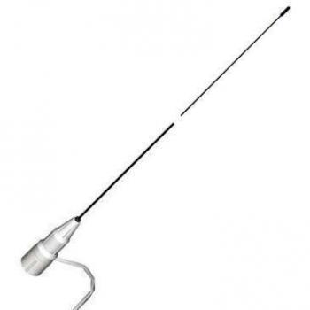 Banten Antena VHF para Motoras Tipo Látigo 1m 3 db 50 Ohm Cable 5m Acero Inoxidable Modelo 00355