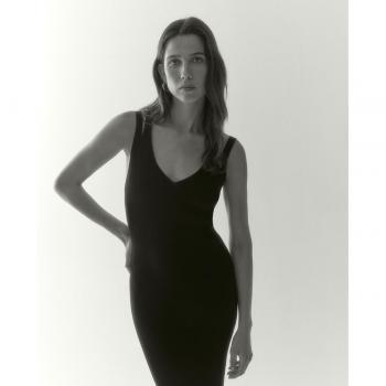 Vestido midi de tirantes cruzados Tintoretto