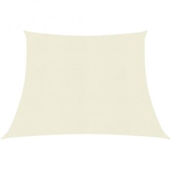 Toldo de vela HDPE color crema 160 g/m² 4/5x3 m