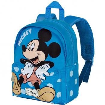 Mochila Preescolar Mickey Mouse Disney Joy Rest Azul 27cm Karacter Mania