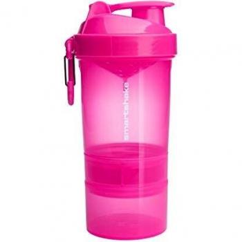 SmartShake Original2GO 600ml Neon Pink Sports Shaker