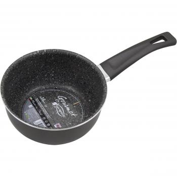 San Ignacio Gourmet-Cazo De 16 Cms. En Aluminio Prensado, Gris Oscuro, 16 cm