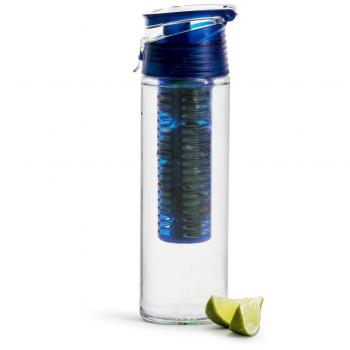 Sagaform - Botella con Mango de pistón de Fruta, Color Azul