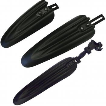 Vavert Roughrider - Juego de guardabarros para horquilla de suspensión delantera plata plata Talla:26/66 cm
