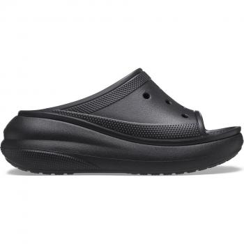 Chanclas unisex Crocs Crush Slide negras con plataforma