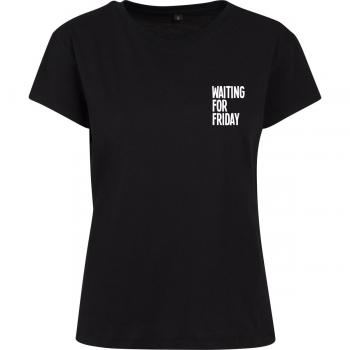 Mister Tee Women's Waiting For Friday Box T-Shirt