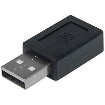 Manhattan Adaptador USB 2.0 de Tipo C a Tipo A