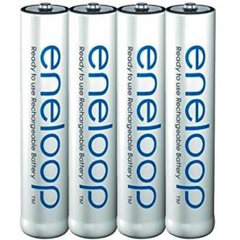 Panasonic 990 – 00093 AAA BK-4MCCE Eneloop precargadas, Muy Baja autodescarga LSD 2100 ciclos batería