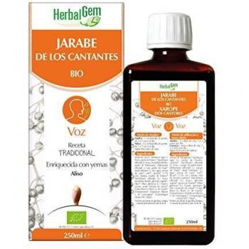 Herbalgem Organic Singers Syrup 250 ml - Traditional Recipe for Vocal Protection