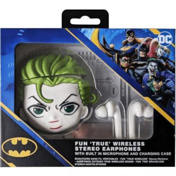 Auricular TWS Joker Bluetooth Lazerbuilt - Asistente de Google Instalado, Caja de Carga con Diseño de Joker