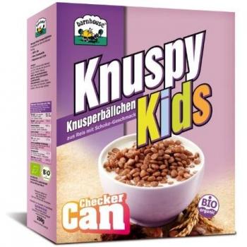 Barnhouse - Knuspy Kids - Cereales de arroz y cacao - 250 g - [pack de 3]