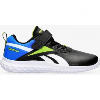 Zapatillas Reebok Rush Runner 5.0 para Niños con Velcro, Color Negro, Talla 28