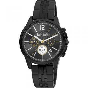 Just Cavalli Black Multi-Function Analog Watch for Men