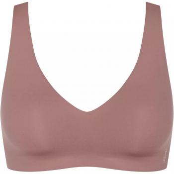 Sloggi Zero Feel 2.0 Soft Bra for Women - Large Size - Rose Brown