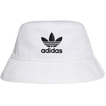 Adidas Originals White Trefoil Bucket Hat OSFM
